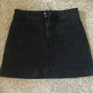 Black jean skirt - Madewell